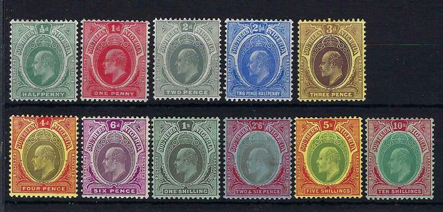 Image of Nigeria & Territories ~ Southern Nigeria SG 33/43 VLMM British Commonwealth Stamp